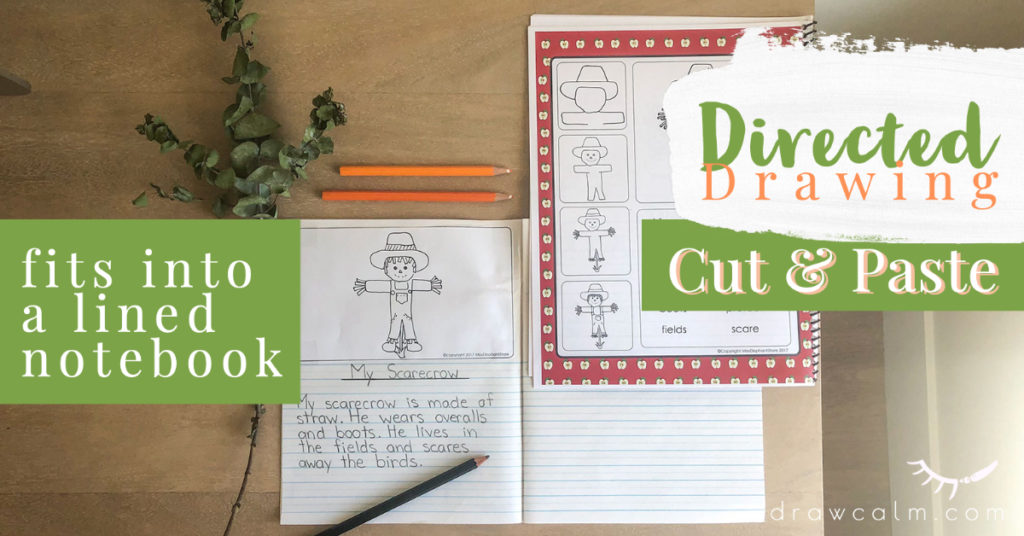 Directed drawing starting image can be pasted into a student notebook.