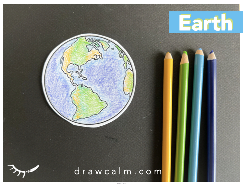 Learn how to color the Earth.